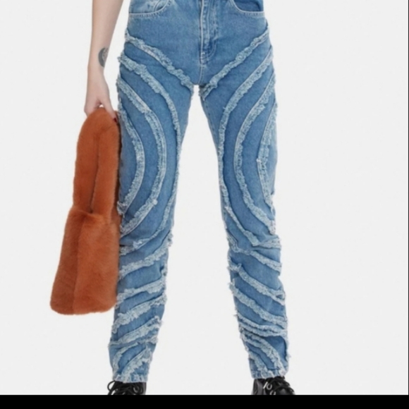 High Rise Blue Gaze Jeans Nwt 